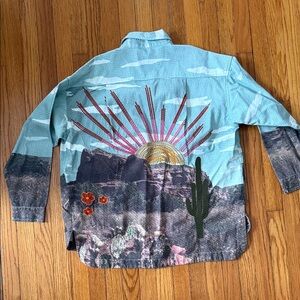 BDG Embroidered oversized chore Graphic Jacket
